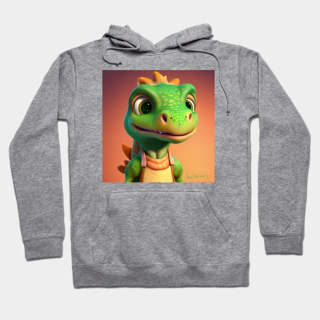 Baby Dinosaur Dino Bambino - Liam Hoodie by KOTOdesign